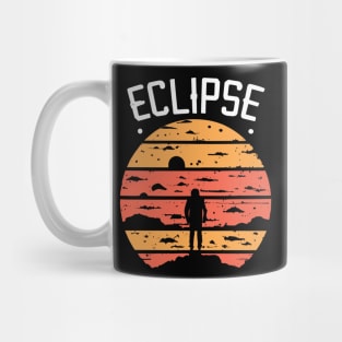 solar eclipse 2024 vintage Mug